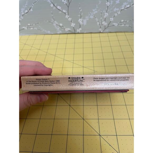 STAMPS HAPPEN - Sweet Pea Flower Fairies Wood Mounted Rubber Stamp 90026 - Picture 3 of 7